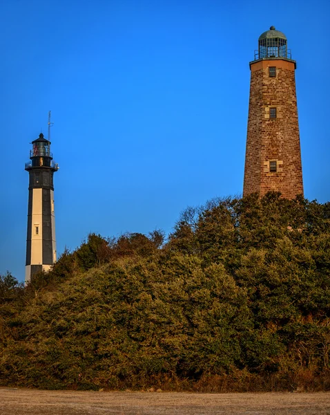 Cape Henry Lighthouses — Stock Photo, Image