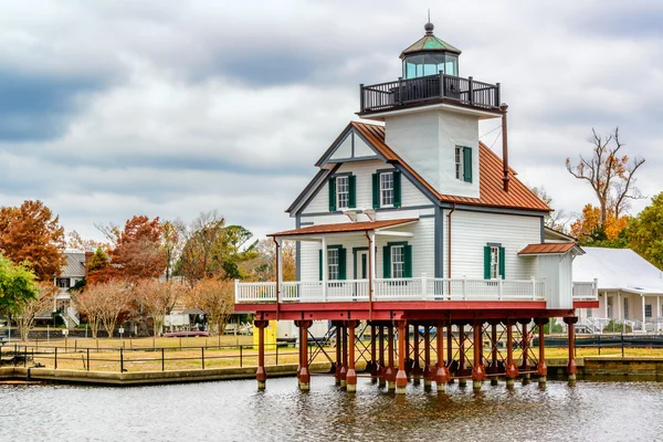 Edenton ljus hus, north carolina — Stockfoto