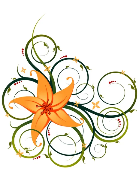 Kukkakoriste — vektorikuva