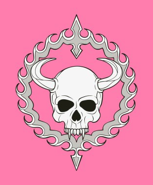 tek renkli Kurukafa çizimi