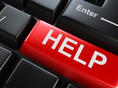 bilgisayar klavye yardım anahtarı ile