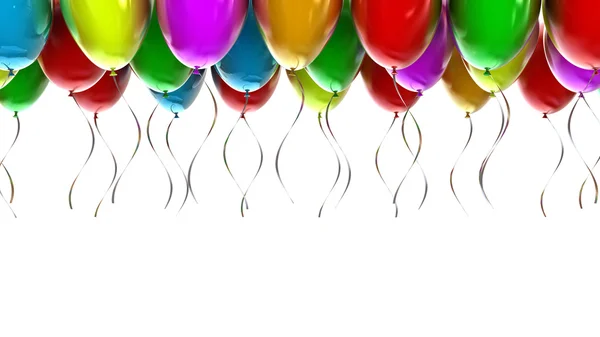 Bunch of anniversary balloons — Stock Photo, Image