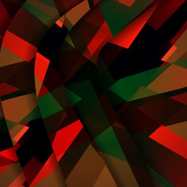 soyut koyu Şekil şekil.