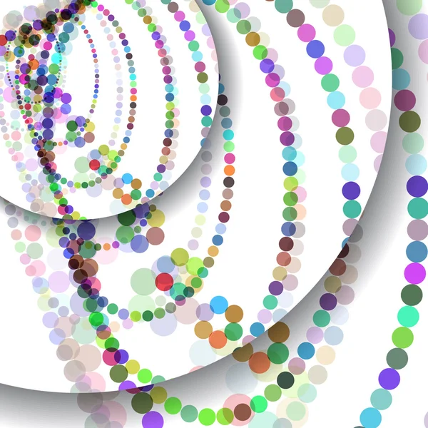 Illustration des cercles abstraits . — Image vectorielle