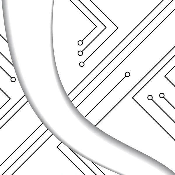 回路基板の図 — ストックベクタ