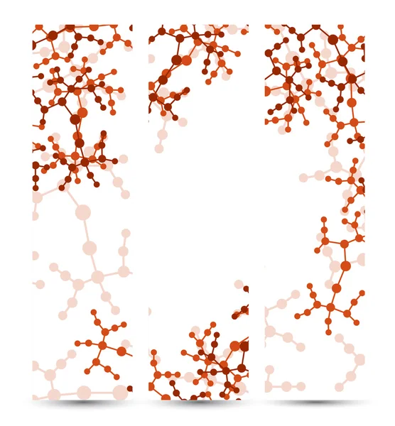 Bandiera del DNA per il tuo design — Vettoriale Stock