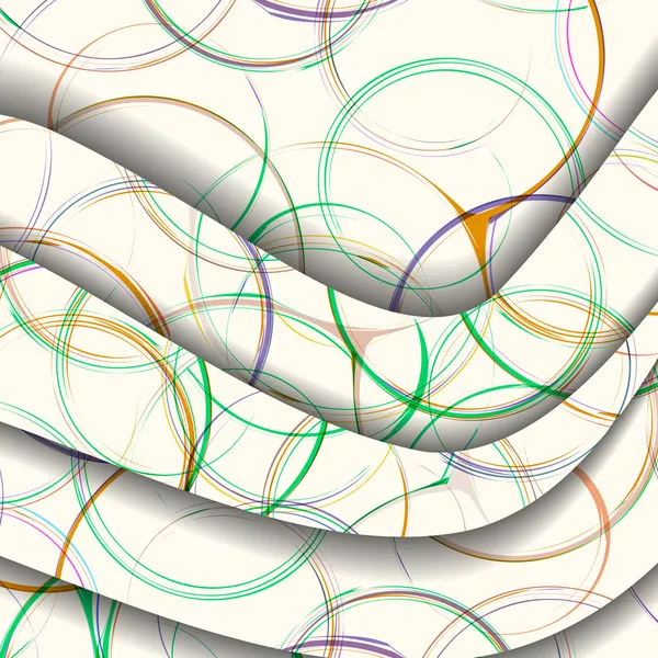 Abstracte swirl illustratie — Stockvector
