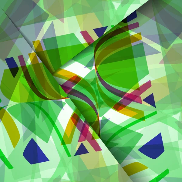 Abstracte compositie illustratie — Stockvector