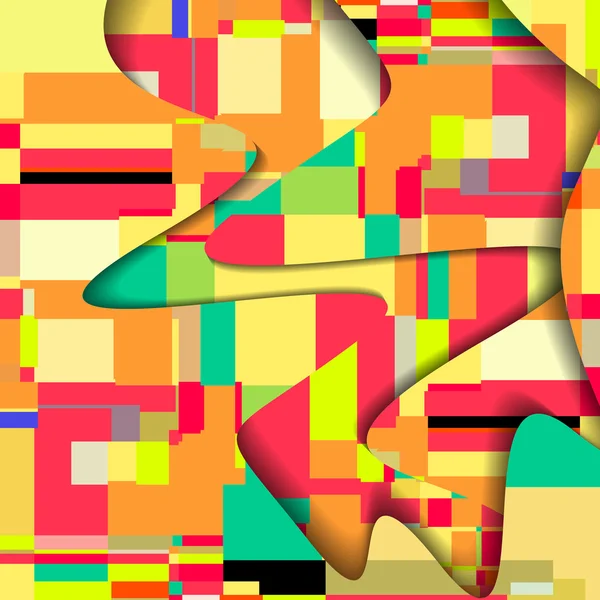 Abstracte kleurrijke illustratie — Stockvector