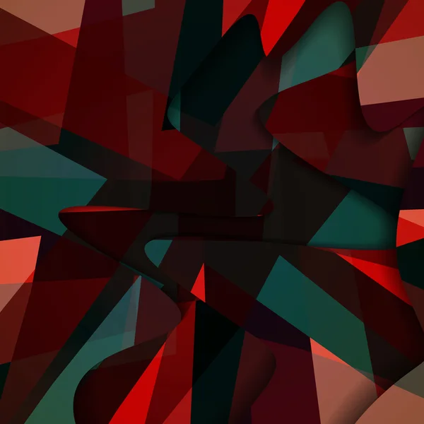 Ilustración abstracta en forma oscura — Vector de stock