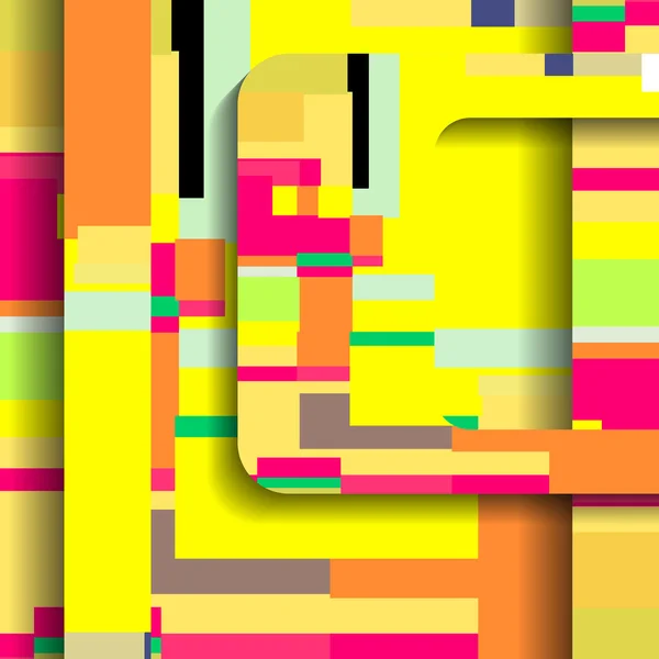 Ilustración colorida abstracta — Vector de stock