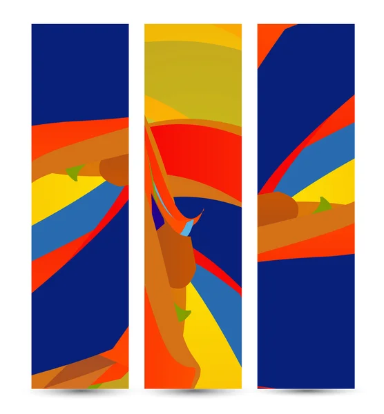 Banner abstracto retro para su diseño — Archivo Imágenes Vectoriales