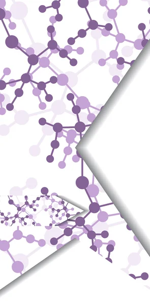 DNA färgglada illustration — Stockový vektor