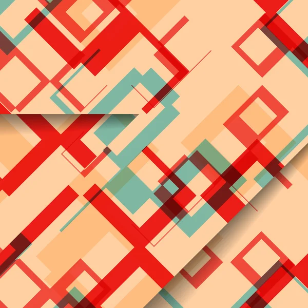 Abstrakt geometrisk form illustration — Stock vektor