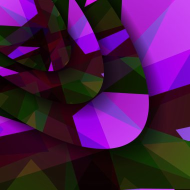 soyut koyu Şekil şekil