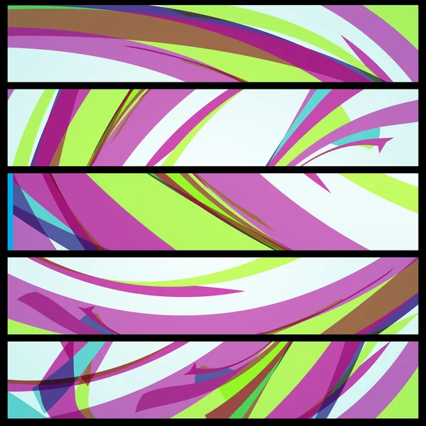 Banner abstrato para o seu design — Vetor de Stock