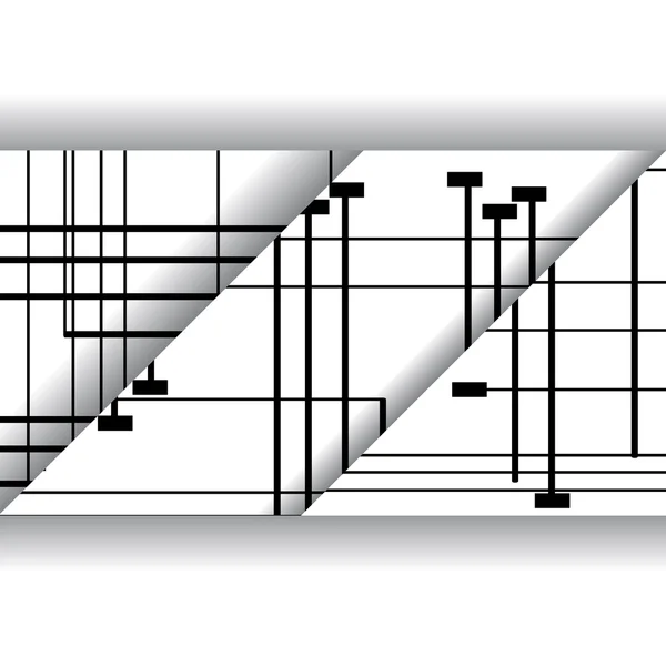 Illustration de carte de circuit — Image vectorielle