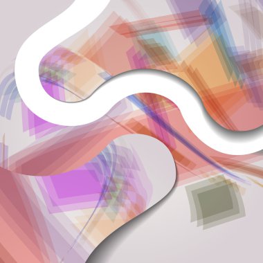 soyut renkli resimde