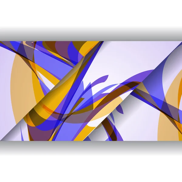 Ilustrasi penuh warna abstrak - Stok Vektor