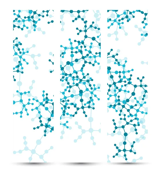 您的设计的 dna 横幅 — 图库矢量图片