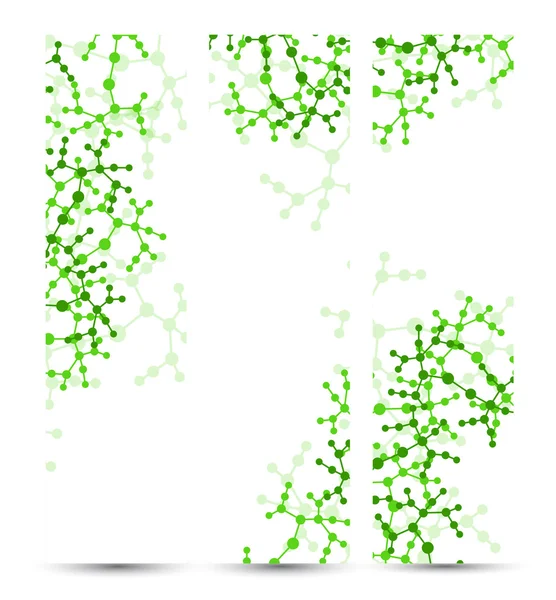 Bannière ADN pour votre conception — Image vectorielle