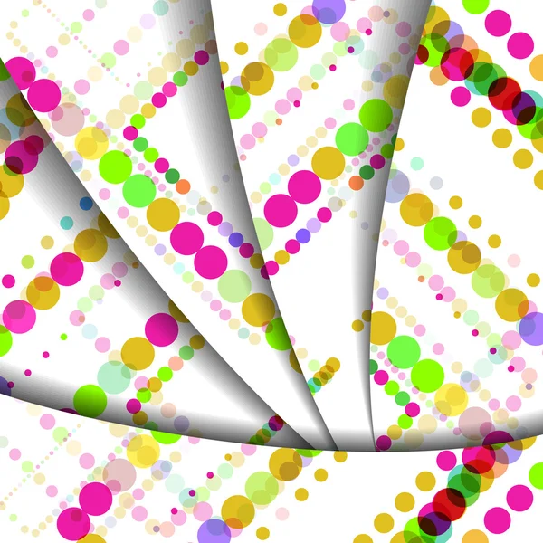 Illustration des cercles abstraits — Image vectorielle