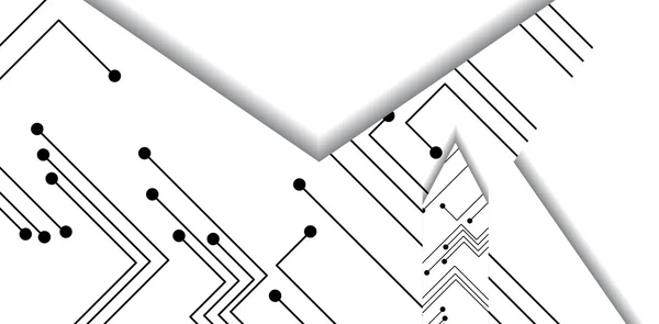 回路基板の図 — ストックベクタ