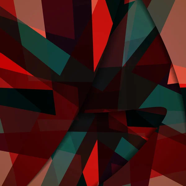 Ilustración abstracta en forma oscura — Vector de stock