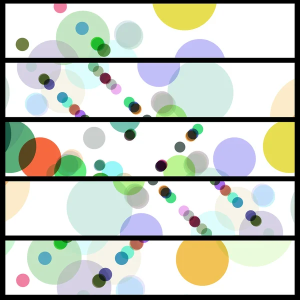 Abstrakt cirklar illustration — Stock vektor