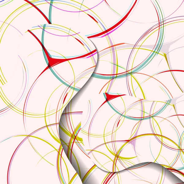 Abstracte swirl illustratie — Stockvector