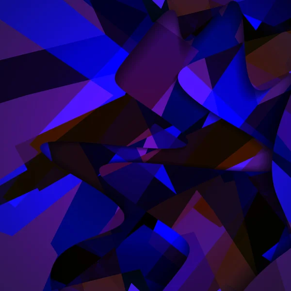 抽象的な暗い形の図 — ストックベクタ