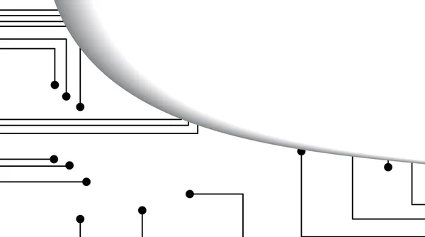 Illustrazione circuito stampato — Vettoriale Stock