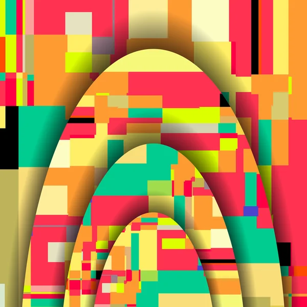 Ilustración colorida abstracta — Archivo Imágenes Vectoriales