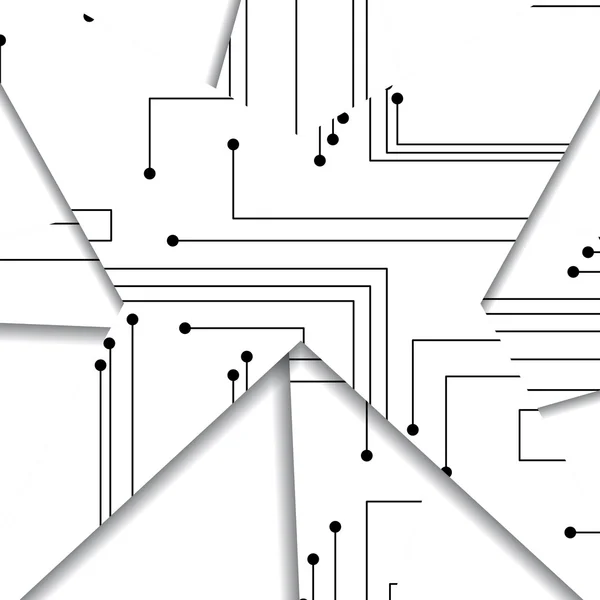 回路基板の図 — ストックベクタ