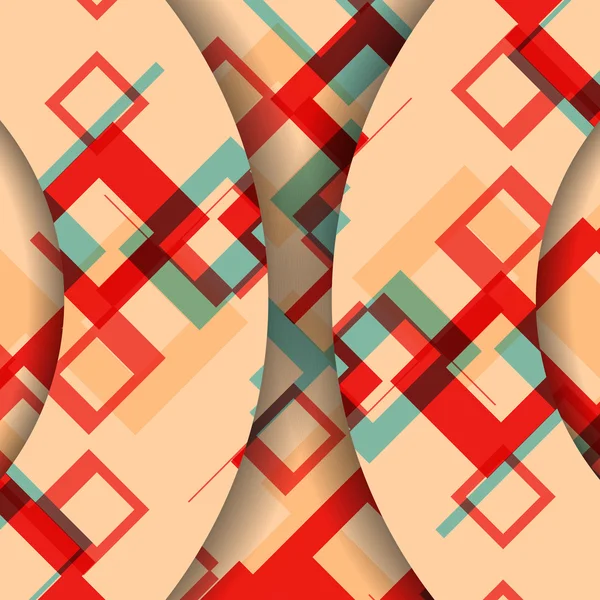 Abstrakt geometrisk form illustration — Stock vektor