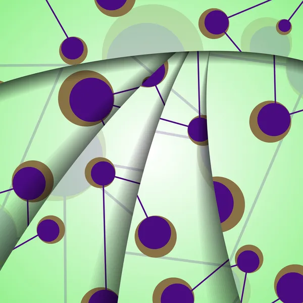 Dna 色彩丰富的插画 — 图库矢量图片