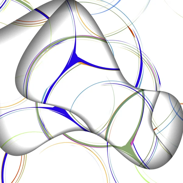 Illustrazione astratta del vortice — Vettoriale Stock