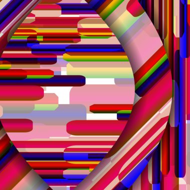 soyut kompozisyon illüstrasyon