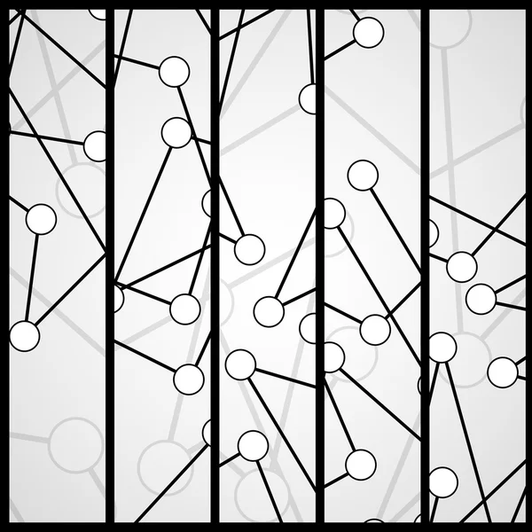 Bannière de carte de circuit pour votre conception — Image vectorielle