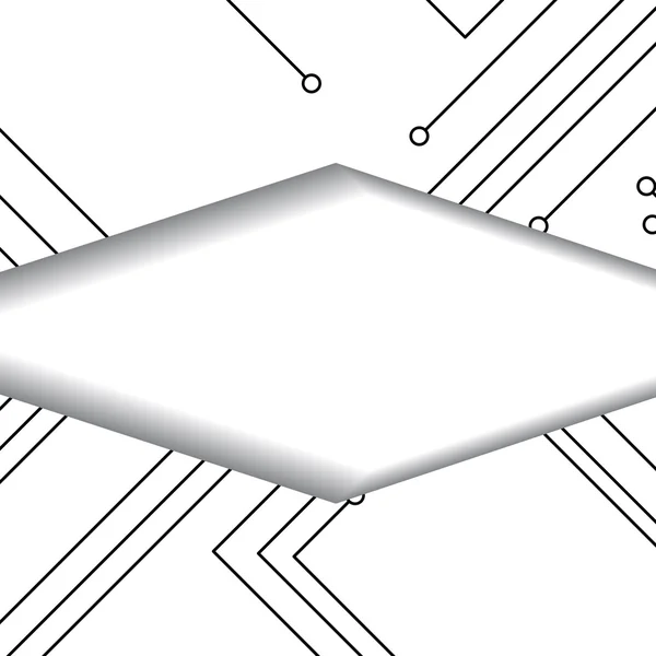 Illustrazione circuito stampato — Vettoriale Stock