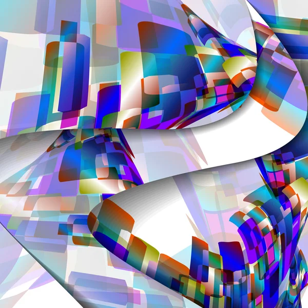 soyut kompozisyon illüstrasyon