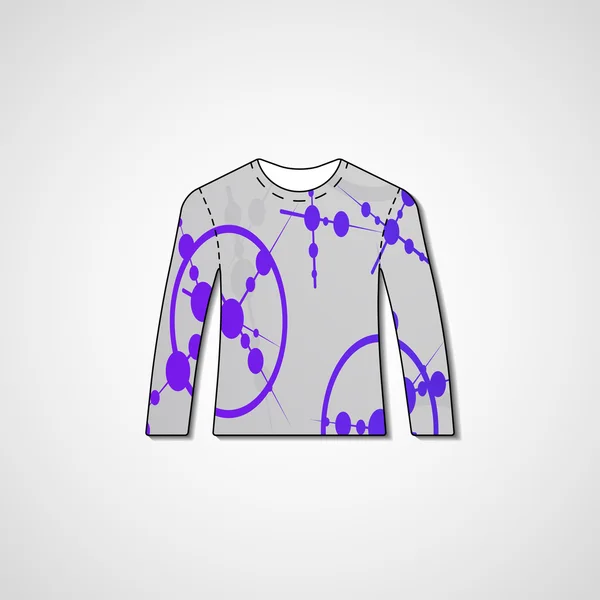 Illustration abstraite sur pull — Image vectorielle