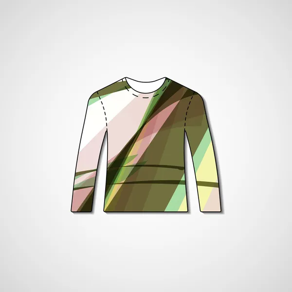 Illustration abstraite sur pull — Image vectorielle