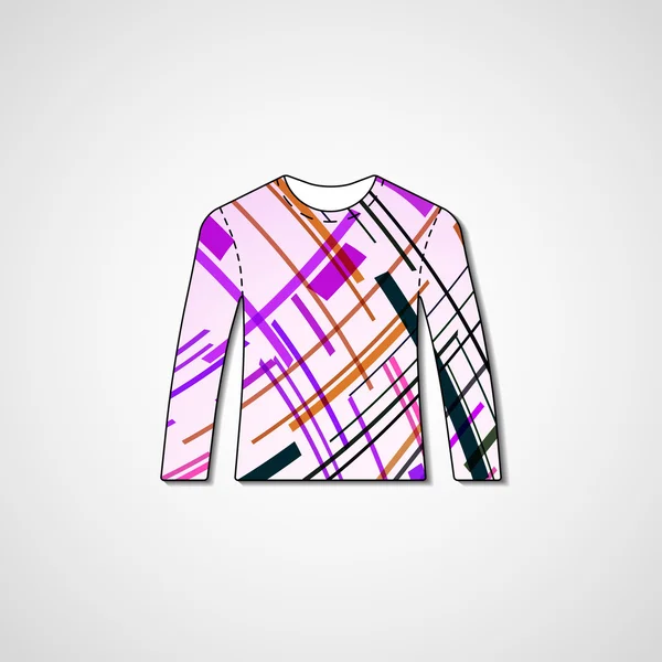 Illustration abstraite sur pull — Image vectorielle