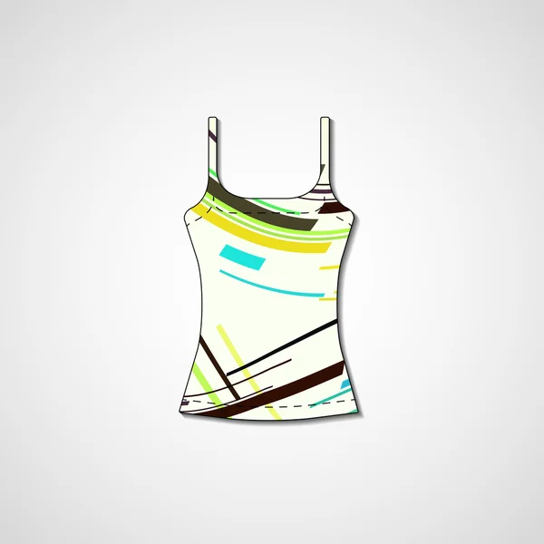 Ilustração abstrata em singlet — Vetor de Stock