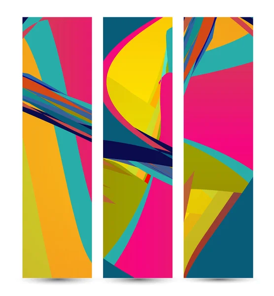 Retro abstracte banner voor uw ontwerp — Stockvector