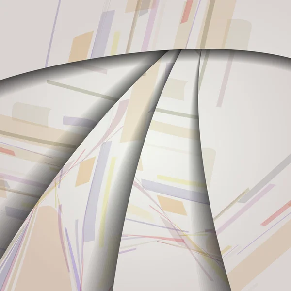 Abstrakt mönster av linjer — Stock vektor