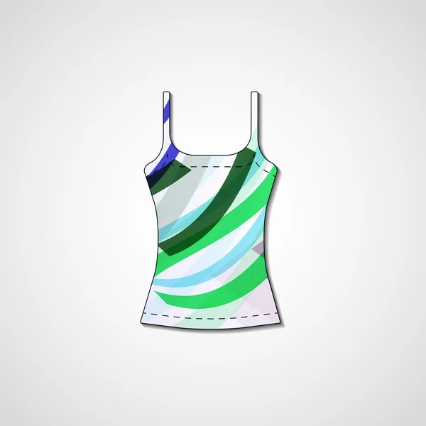 Ilustração abstrata em singlet — Vetor de Stock