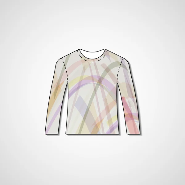 Illustration abstraite sur pull — Image vectorielle