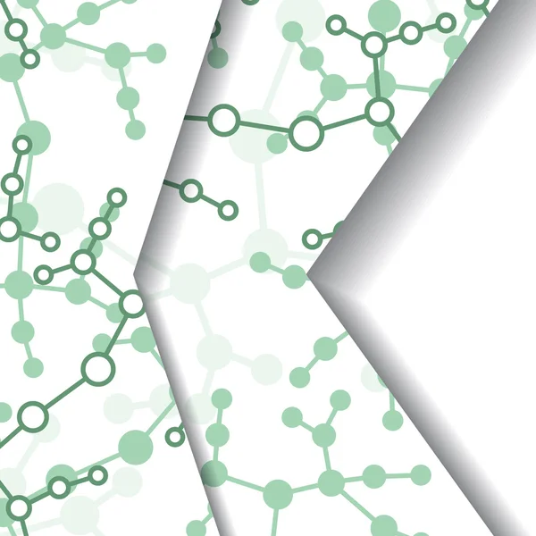 Illustrazione colorata del DNA — Vettoriale Stock